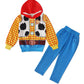 Eledobby Woody Costume Toddler Long Sleeve Hoodie+Pants Set For Boys Kids Woody Halloween Outfits Christmas Birthday Gift 3-4T
