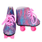 Ebuddy 18 Inch Doll Shoes Doll Accessories 2 Pairs Rockin Roller Skates For 18 Inch Dolls