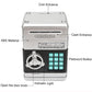 Adsoner Toy Piggy Bank, Electronic Atm Password Cash Coin Can Auto Scroll Paper Money Saving Box Gift For Kids (Silvery)
