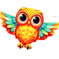 Hengda Kite Owl Kite For Kids Beginners And Adults Cute Big Eyes Design High Definition Printing Easy To Carry And Assemble Suit