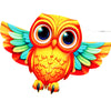 Hengda Kite Owl Kite For Kids Beginners And Adults Cute Big Eyes Design High Definition Printing Easy To Carry And Assemble Suit