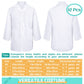 Seajan 12 Pcs Unisex Kids Lab Coat Bulk Soft Kids Scrubs White Doctor Coat Scientist Halloween Costume For Boys And Girls (M Siz