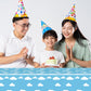 Auroraparty 3Pcs Cloud Birthday Party Tablecloth Blue Sky Table Cover Plastic Birthday Disposable Rectangle Birthday Table Cloth