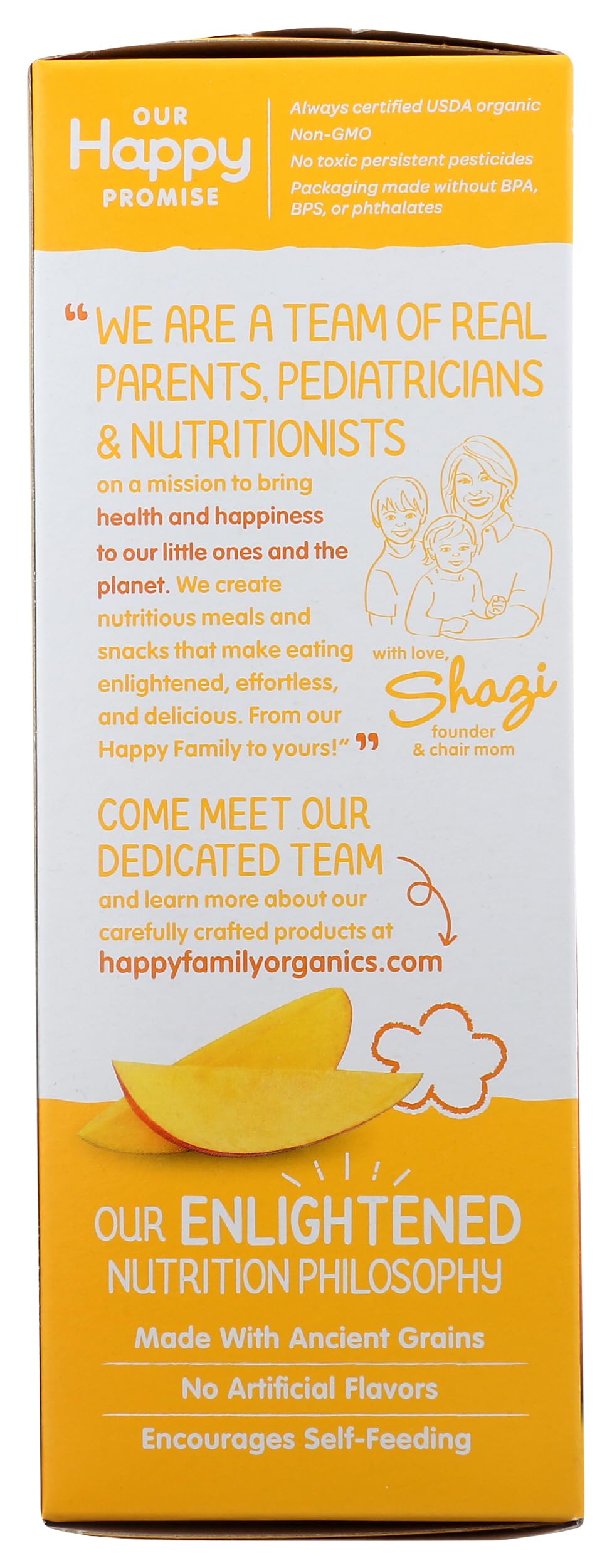 HAPPY BABY Organic Mango & Pumpkin Teether Crackers 12 Count, 1.7 OZ