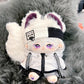 Niannyyhouse Rabbit Ears Boy Stuffed Body Tail 20Cm Plush Doll Wearable Clothing (1-With Skeleton)