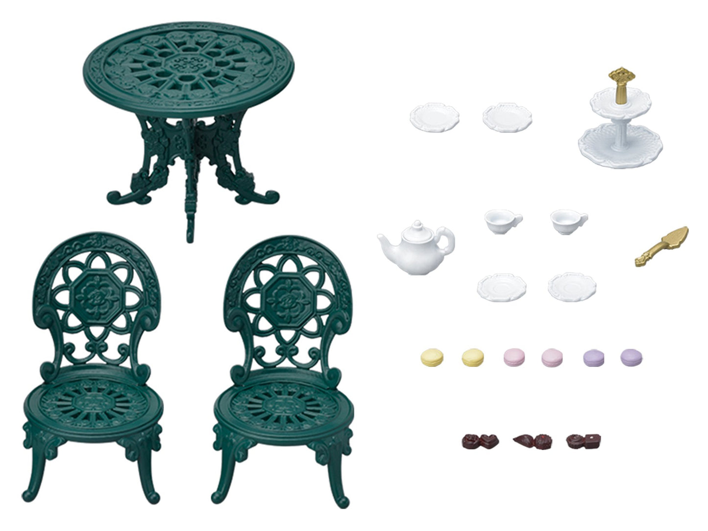 Calico Critters Town Tea And Treats Set - Host Delightful Tea Parties For Your Critters