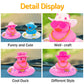 Wonuu Car Accessories Rubber Ducks Dashboard Decorations Rubber Duck Pink Accessories Dashboard Duck Car Decorations Car Ducks For Dashboard Car Duck Car Dashboard Decorations, Hg&Pink-Cowboypink
