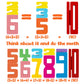 GUKAZH Wooden Number Building Blocks 20 Pcs Stacking Toys for Kids, Math Learning Tool for Students, Digital Building Blocks 1-1