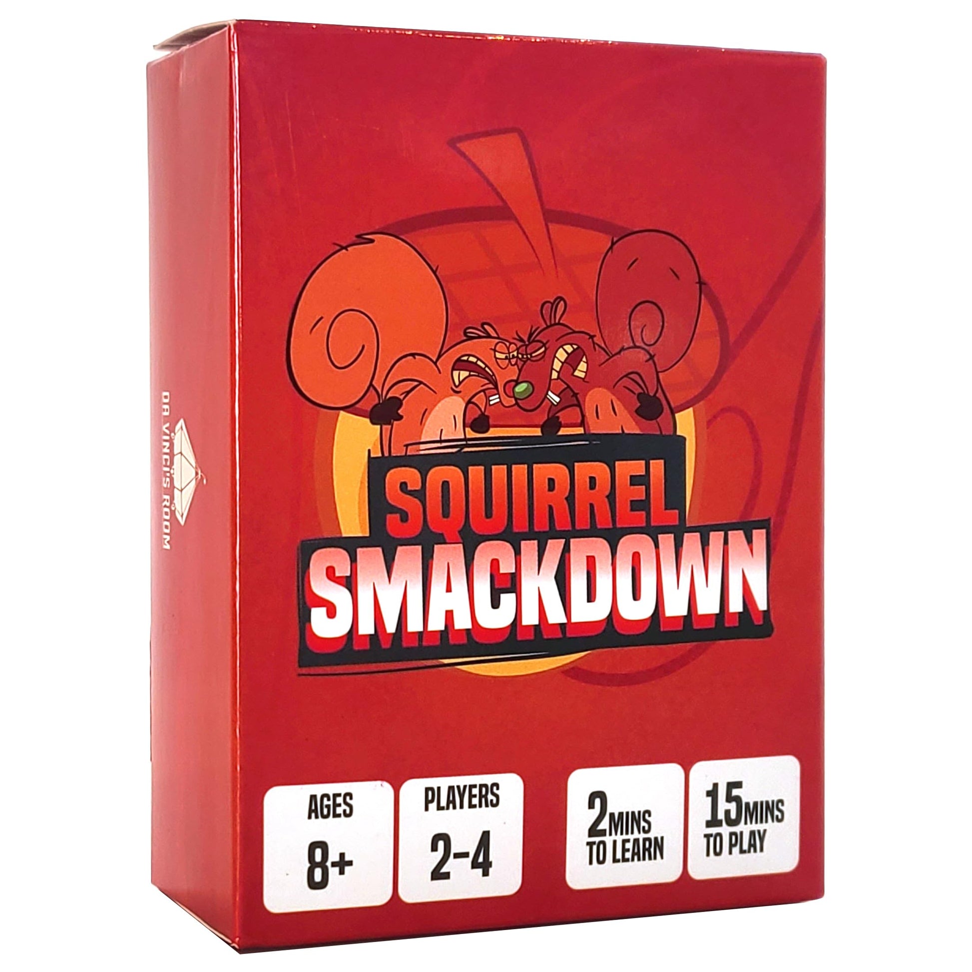 da Vinci's Room Squirrel Smackdown - The Fast Paced Strategy Card Game for 2-4 Players | Card Games for Kids 8-12  Teens or mature-themed Family Game Night