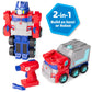 Build-A-Buddy Transformers Optimus Prime Building Toys - Stem Toys Including Toy Electric Drill And Aa Batteries - Transformers Toys - Robot Building Toys Ages 18 Months And Up