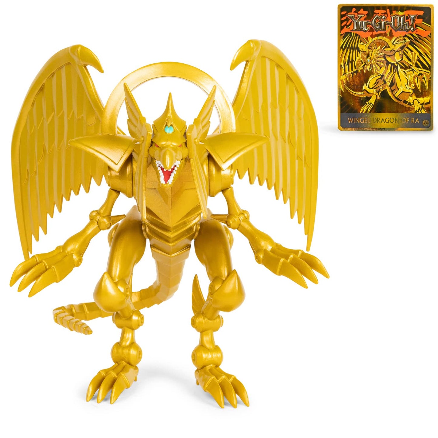 UCC Distributing Yu-Gi-Oh! 7" Articulated Action Figure - Limited Edition Golden Plastic with Exclusive Trading Card, Model UCD-YG-01