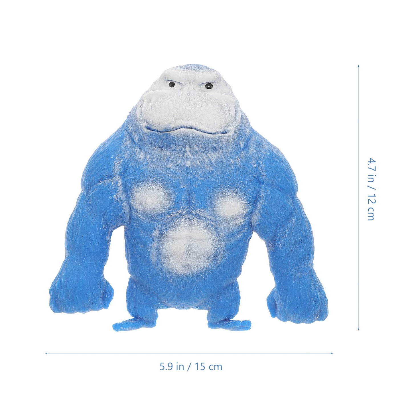 Kisangel Squishy Monkey Stretch Gorilla Elastic Squeeze Monkey Toy Gorilla Toy Anime Figure Toys For Party Goodie Bag,Blue