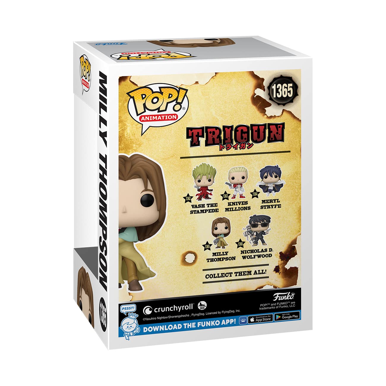 Funko Pop! Animation: Trigun - Milly Thompson - Collectable Vinyl Figure - Gift Idea - Official Merchandise - For Kids & Adults - Anime Fans - Model Figure For Collectors And Display