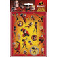 Disney The Incredibles 2 Sticker Sheets | Assorted Designs | 4 Pcs