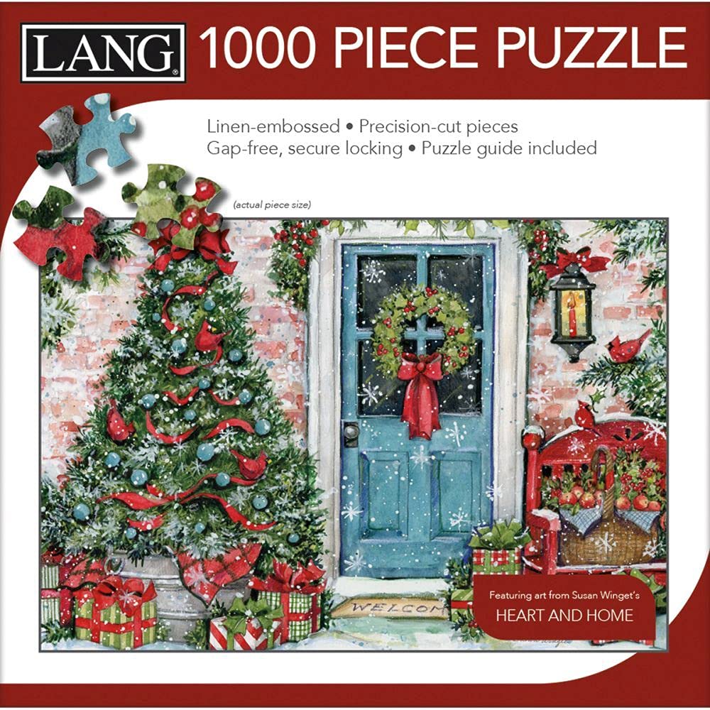 Lang Greenery Greetings Puzzle - 1000 Pc (5038053), Multicolor