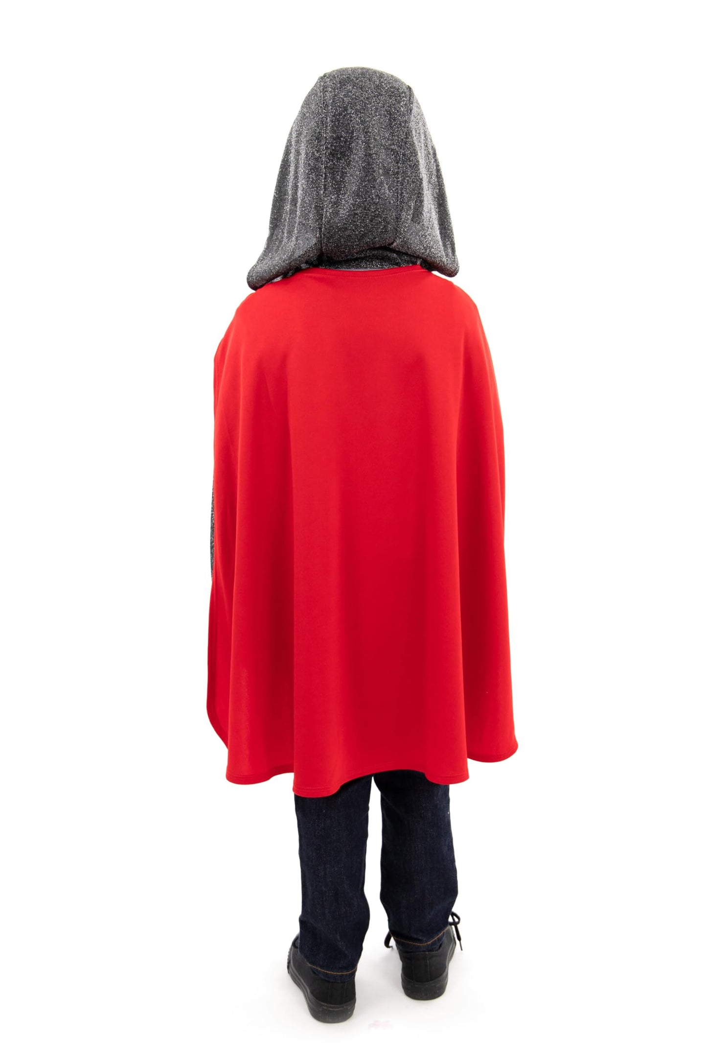 Little Adventures Royal Knight Hooded Cape and Costume - Machine Washable Child Pretend Play and Party Costume (LARGE 5-7 YEARS)