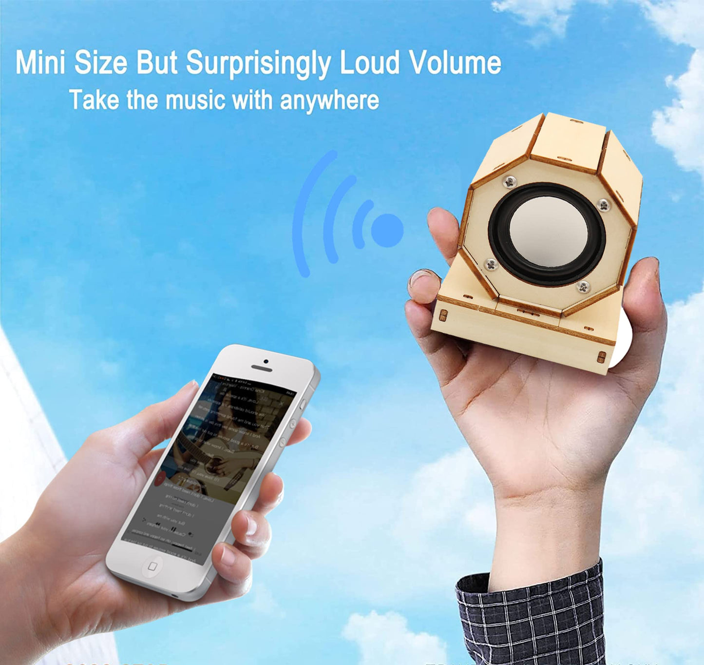 Stem Projects For Kids & Adults Build Your Own Bluetooth Speaker - Science Experiment Electronics Kit | Beginner'S Starter Diy Set,Stem Gifts For Teenage Girls + Boys Ages 10 And Up (Single Speaker)