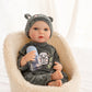 Fancci Reborn Baby Dolls, 18 Inch Newborn Baby Boy Doll With Realistic Veins, Lifelike Handmade Doll Full Body Vinyl Baby Doll,