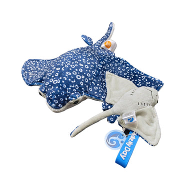 Make My Day Wild Stuffed Animals Soft Plush Collection Animal Gifts For Children Simulation Manta Ray Plush Toy Stingray Sea Cre