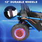 OTTARO 24V 4WD 10 AH Ride on Car Truck, Electric Car UTV 2 Seater for Kids with Metal Frame, Remote Control, Bluetooth-Purple