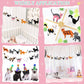CiyvoLyeen Cat Sewing Kit for Kids - 12PCS Plush Toys Arts & Crafts Set, Animal Felt, Ideal for Ages 7-12, Learn to Sew
