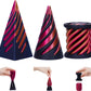 Timchess 3Pcs Impossible Cone, Spiral Cone Fidget Toy, Impossible Pyramid Passthrough 3D Printed Fidget Toys Adults, Spiral Illu