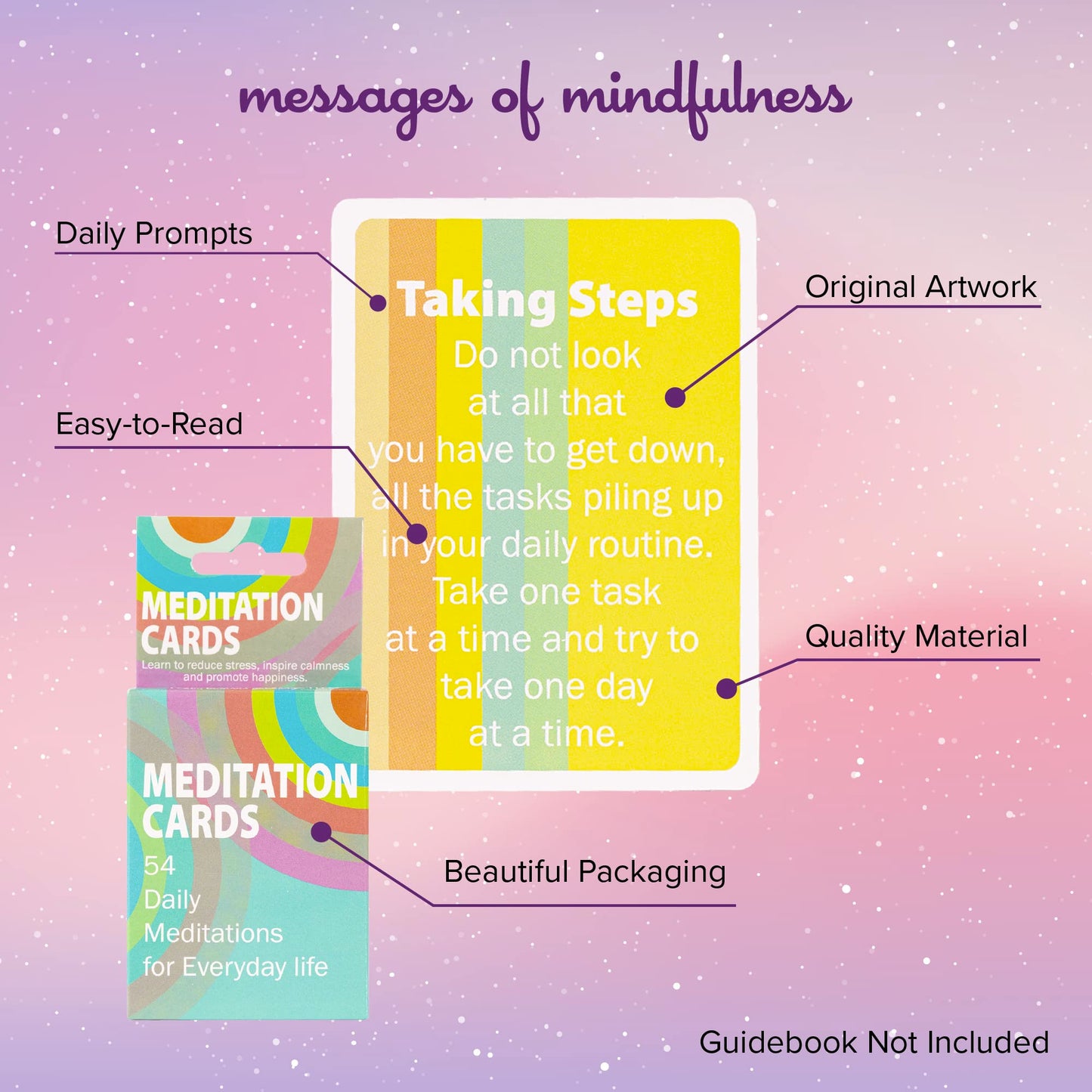 Kalan Self Care Gift Set For Women - Mindfulness Cards, Stress Relief, Meditation, Anxiety Relief, Positive Affirmations & More
