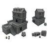 Paintable Tabletop Miniature Building Terrains Compatible with D&D and Alike RPG War Games - 18mm/28mm Scale Scenery with Mediev