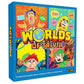 Worlds of Trivia Family Board Game - Educational Quiz with Balanced Questions - 2 to 4 mature-themed  Kid & Teen Players - Fun Facts & General Knowledge Brain Games