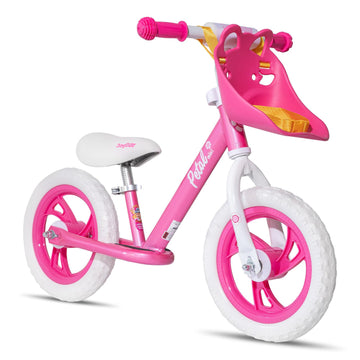 Joystar 14 Inch Balance Bike For Boys Girls 18Months-5 Years Old Push Bicycle Toddler Balance Bikes 14' Gift Bike For Boys Girls Pink