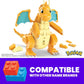 Mega Pokémon Building Toys Set Dragonite With 388 Pieces, Articulated And Poseable With Motion, 7 Inches Tall, For Kids