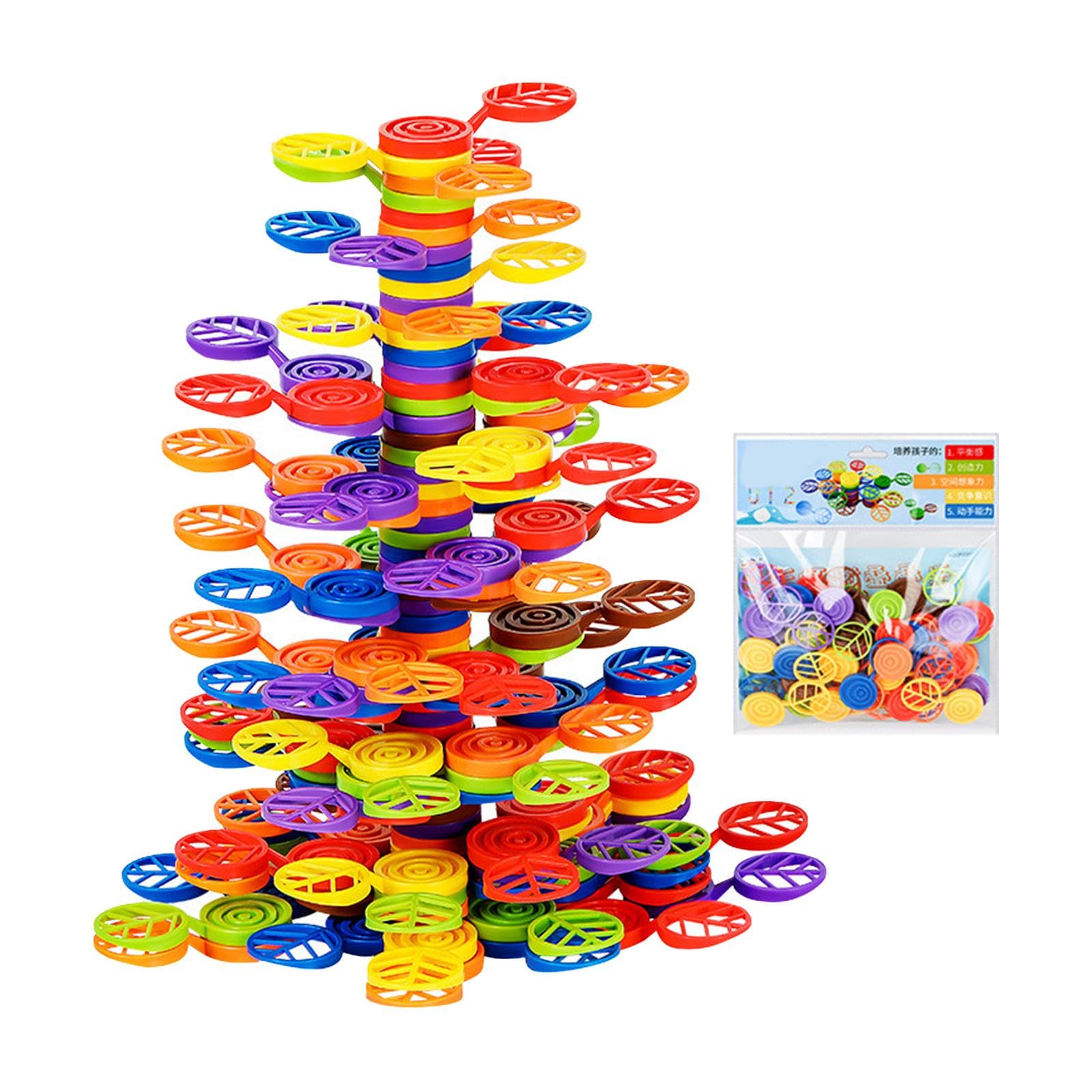 Loom Tree Montessori Toys Fine Motor Skill Balance Block For Boys Unisex Children 42 Pieces | Toys For Baby | Developmental Baby
