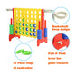 Sdadi Giant 33 Inch Easy Set Up Durable 4 In A Row Hoop Connect Strategy Game And Basketball Family Fun Board For Kids And Adult