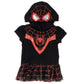 Marvel Spider-Man Miles Morales Toddler Girls Cosplay Graphic T-Shirt Dress And Leggings Outfit Set Black 2T