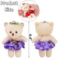 Covzoe 20 Pieces Mini Plush Bears, 4.4 Inch Small Stuffed Bear Bulk, Multicolor Soft Bears Doll, Birthday, Wedding, Party Favors