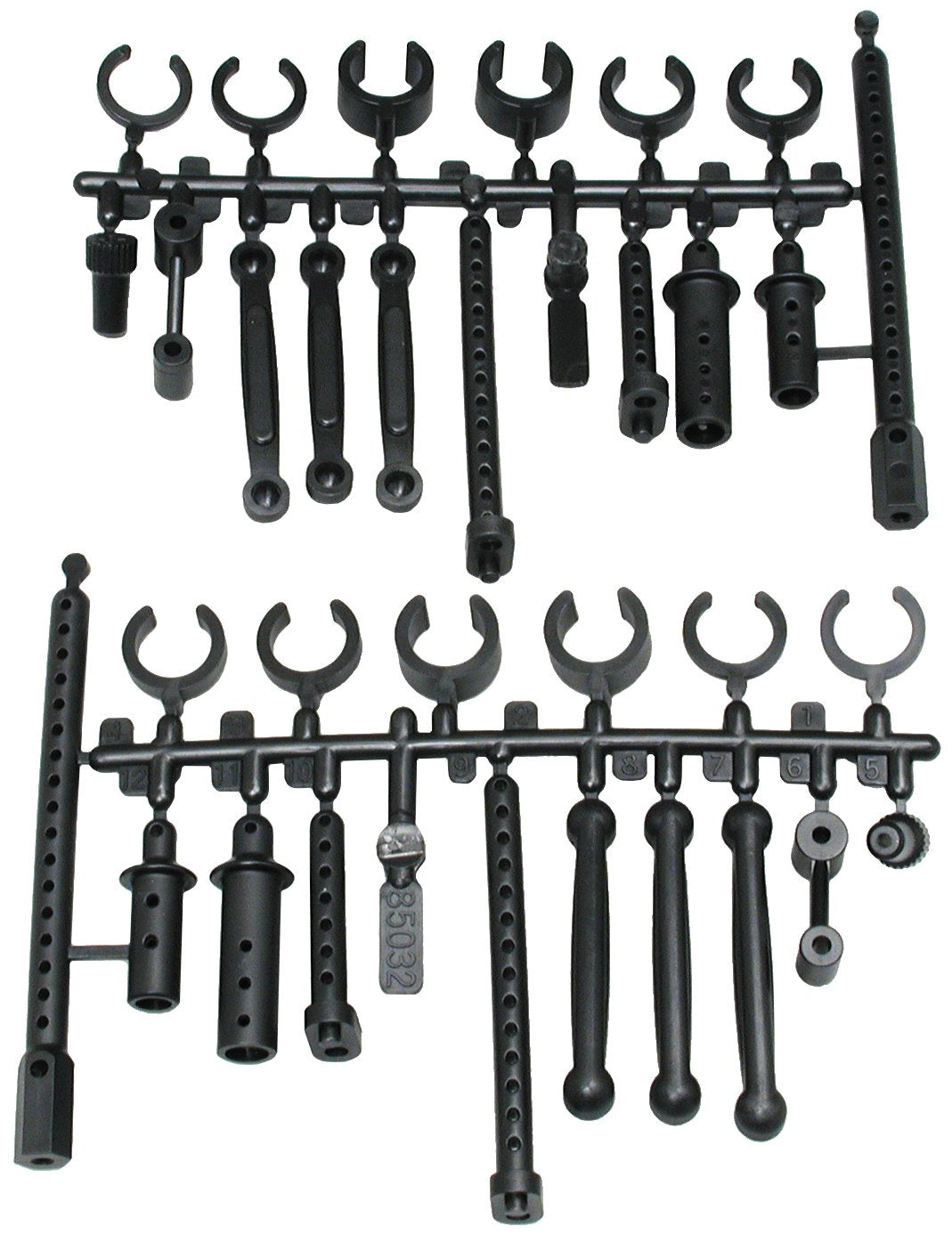 HPI Racing RS4 3 Body Post and Link Set - Model HPI85032