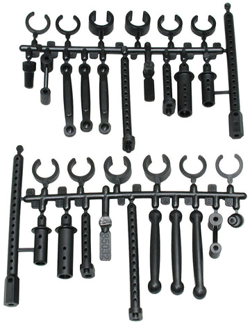 HPI Racing RS4 3 Body Post and Link Set - Model HPI85032
