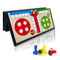 Kidami Magnetic Ludo Travel Board Game Set, Folding Design And Light-Weight, Gift For Kids And Adults (8 Inches)