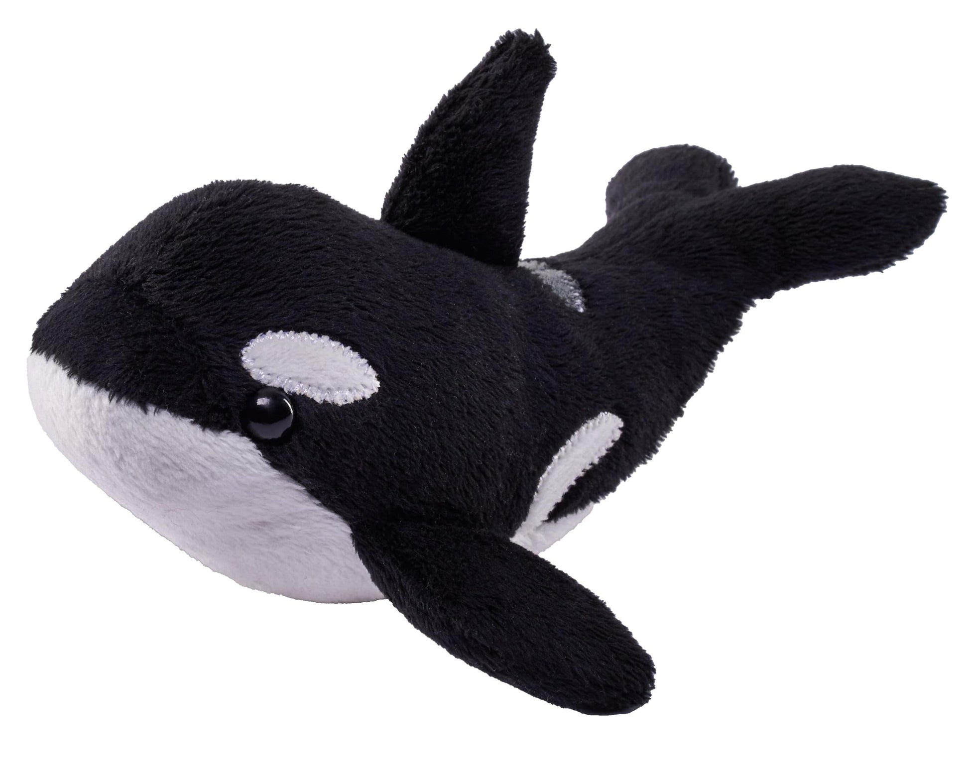 Wild Republic Pocketkins Eco Orca  Stuffed Animal  5 Inches  Plush Toy  Made from Recycled Materials  Eco Friendly