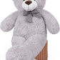 Yeqivo Giant Teddy Bear Stuffed Animals Plush Toy Cute Life Size Plush Teddy Bear For Kids Girlfriend Soft Stuffed Bear Animals
