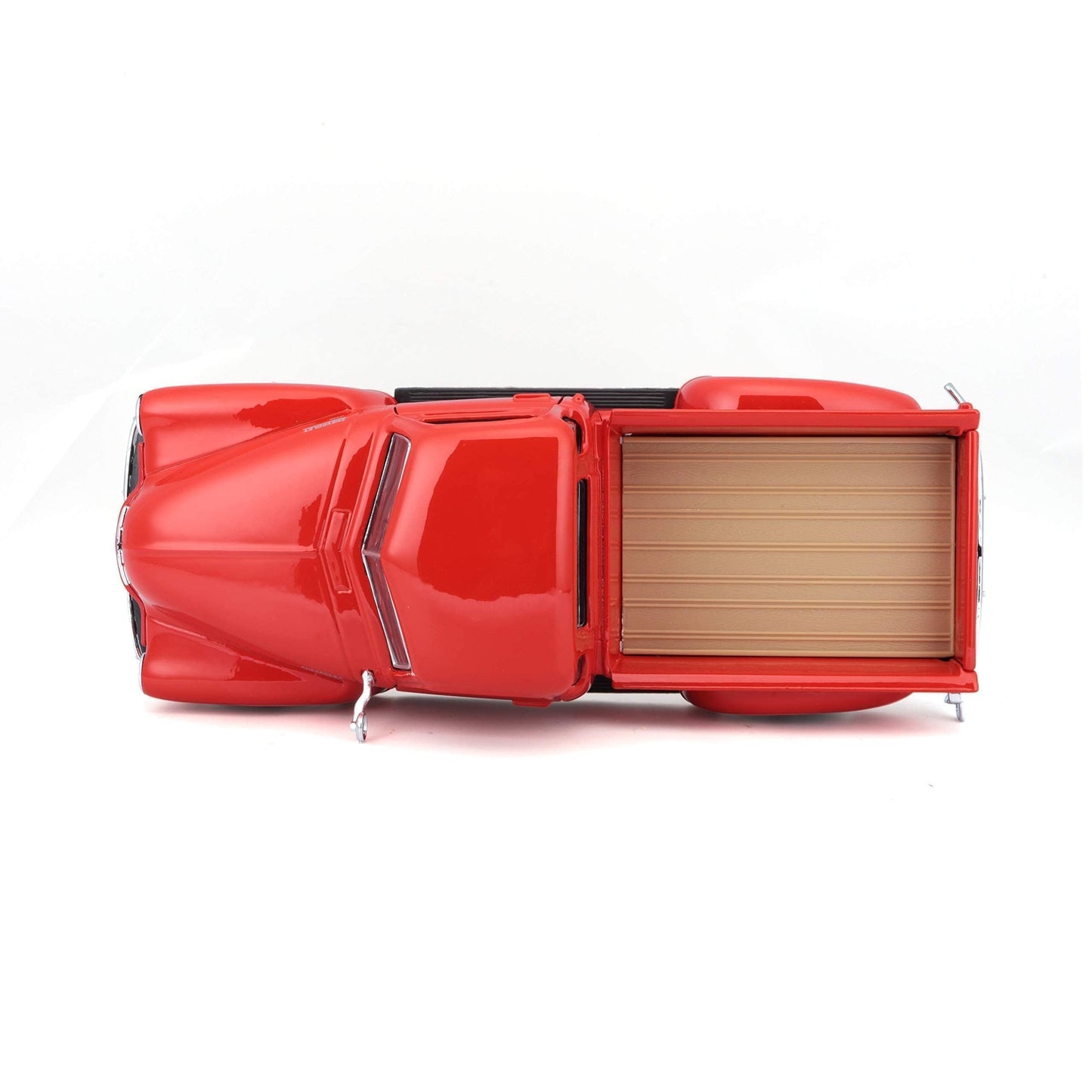 Bauer Spielwaren Maisto 1:25 Diecast Truck - 1950 Chevrolet 3100 Pickup, Red, Model 31952-00000130, Plastic