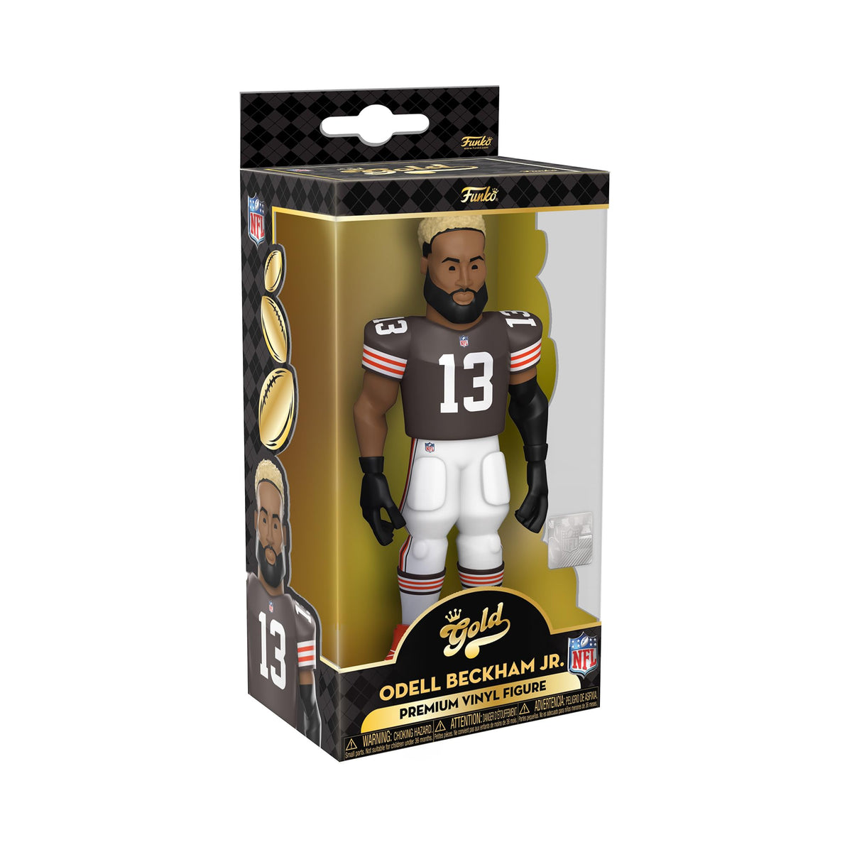 Funko Gold 5 NFL:Browns-OdellBeckhamJr(HomeUni) w/Chase
