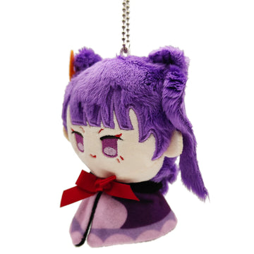 Kooliya Genshin Impact Plush Doll Figure - Raiden (4.8 Inch), Plushie Toys Keychain Anime Figure Soft Stuffed Collection Gift Fo