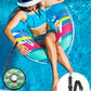Drink Floats For Swimming Pool - Fit 2.75In Dia. Can Glasses Floating Drink Holder With Lanyard, 3.4In Large Size Neoprene Cup F