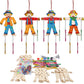 Fennoral 12 Pack Scarecrow Wind Chime Kit For Kids Make You Own Scarecrow Craft Kit Diy Arts And Crafts For Boys Girls Fall Art