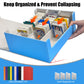 Wtvidas Soccer Card Deck Box For Trading Cards With 4 Supporters,1800+ Tcg Card Storage Box Case With 10 Colorful Dividers,Water