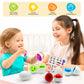 Moontoy Matching Eggs For Toddlers, 12Pcs Preschool Educational Learning Color & Shape Recognition Stem Toy- Montessori Geometri