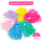 Civaner 6 Pieces Sensory Spaghetti Stretchy Toy Stretchy Pasta Toy Ramen Fidget Strings For Carnival Prizes Easter Party Gifts Stress Relieve Early Education Birthday(Multicolor)