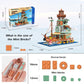 HSANHE Harbour Hotel Mini Bricks Building Kit  Ideas Creative Architecture Building Toys Birthday Gift for mature-themed Boys Girls -2142 Pieces