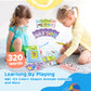 TimingSXD Bilingual Flash Cards - French & English Learning Toy, 4.72x3.54in, Blue, Ages 2+